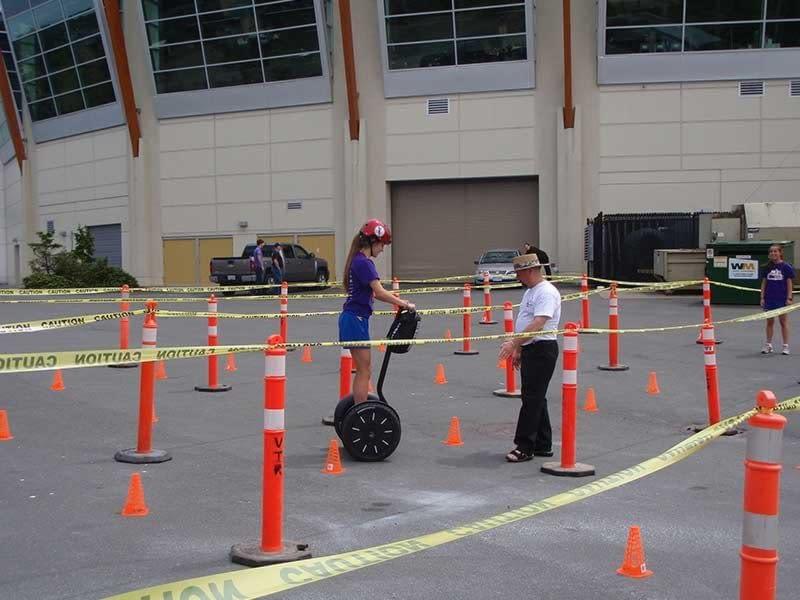 Learning to ride a Segway for the first time at UrbaCity Challenge Victoria 2012