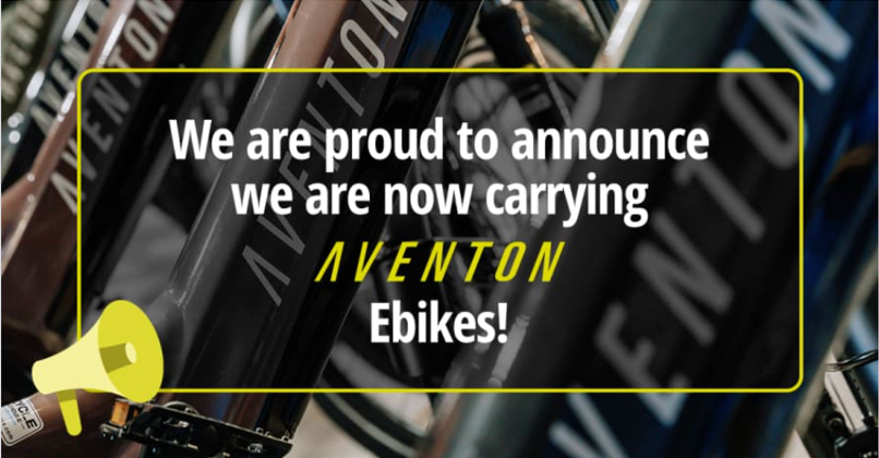 Announcement: Proud to carry Aventon E-bikes