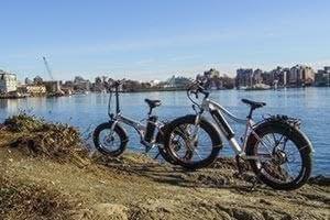 Victoria Inner Harbour by electric bike