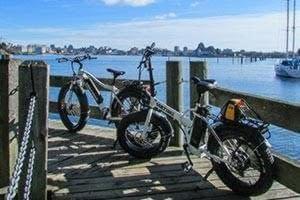 Explore West Bay Marina on an electric bike in Victoria BC