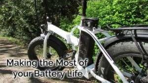 Make the Most of your Battery Life - learn how to get the most out of your e-bike's battery