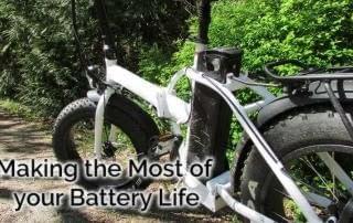 Make the Most of your Battery Life - learn how to get the most out of your e-bike's battery