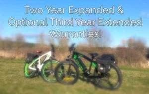 New two year expanded warranty and optional third year extended warranty