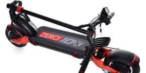 Zero 10X folding electric scooter, Ride the Glide Lifetime Warranty in Canada