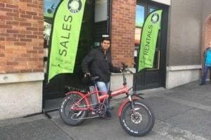 Happy customer at Ride the Glide