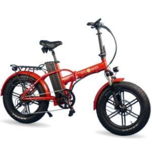 RTG 500XT folding electric fat bike, new 2019 model in red, Ride the Glide