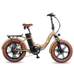 RTG 500XT step through folding electric fat bike, new 2019 model in sand, Ride the Glide