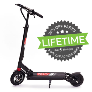 Zero 8 electric scooter lifetime discount