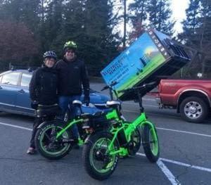 Electric bike rental delivered to the Lochside Trail by Ride the Glide