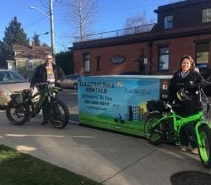 Electric bike rental delivered to the Worldmark Victoria by Ride the Glide