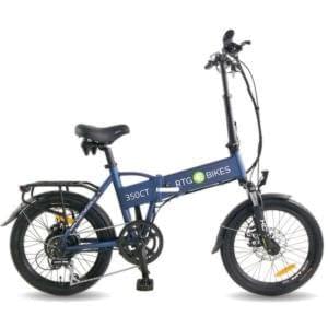 Folding electric bike, 350 CT new 2019 blue, Ride the Glide Ride Electrified