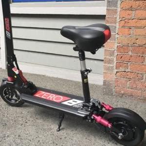 Zero 8 electric scooter Seat attachment