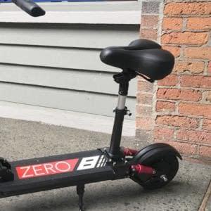 Zero 8 electric scooter seat attachment