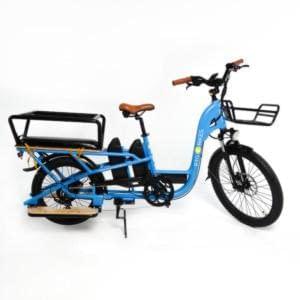 2020 Cargoroo electric cargo bike, dual battery all inclusive by Ride the Glide, low step through frame