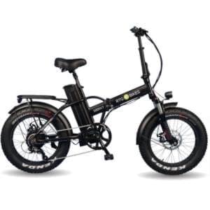 Ride the Glide 500 XXT folding bike in black