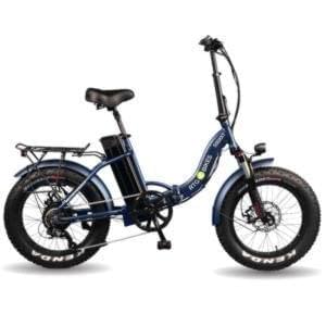 Ride the Glide 500 XXT Step through folding bike in dark blue