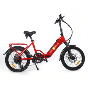 Fox 20 step through folding electric bike by Ride the Glide, Ride Electrified