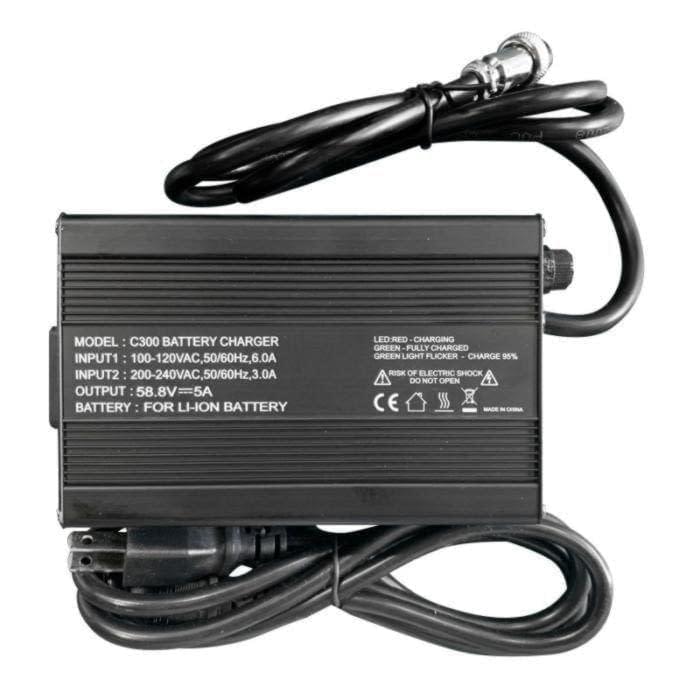 Fast charger for Zero scooters, 10, 8X and 10X. 52V 4A