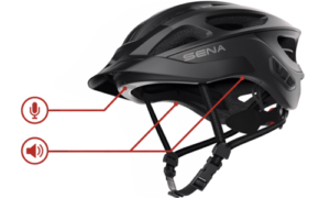 Sena R1 Evo Tech locations in helmet