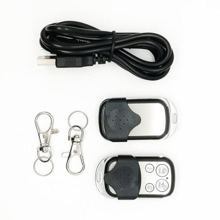 fedog horn with alarm remote control and charge cord