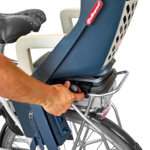 Polisport Guppy Maxi + CFS rear rack mounted bike baby seat