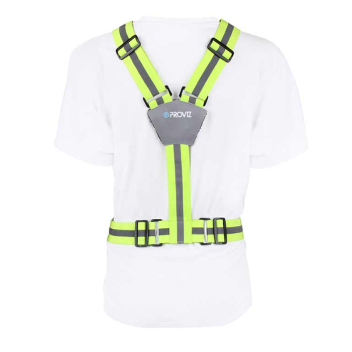 Proviz Flexi-viz visibility vest back view