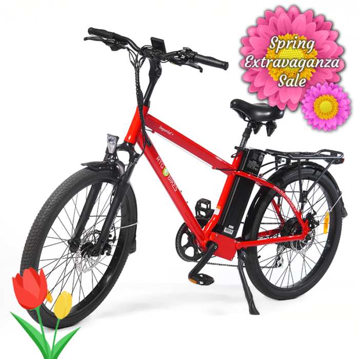 Imperial commuter long range electric bike, by Ride the Glide in Victoria BC Spring Extravaganza Sale