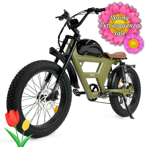 The new RX52, full suspension, 52V, 1000W, 24" fat electric bike by Ride the Glide in Victoria BC Canada Spring Extravaganza Sale