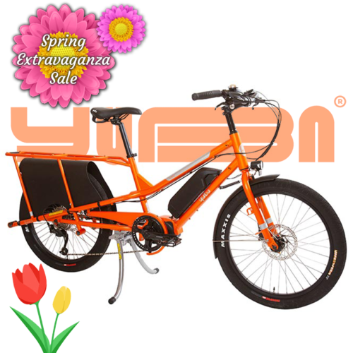 YUBA Kombi E5 compact electric mid-tail cargo bike, 24" wheels Ride The Glide, Victoria BC Spring Extravaganza Sale